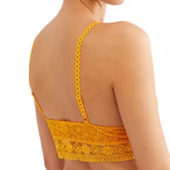 SOLD❌Free People bralette Ella floral mesh XS New With Tags - Picture 6 of 6